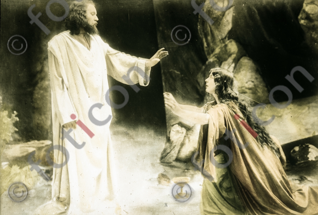 Christus begegnet Maria Magdalena | Christ meets Mary Magdalene - Foto foticon-simon-105-099.jpg | foticon.de - Bilddatenbank für Motive aus Geschichte und Kultur
